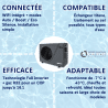 Pack Pompe à chaleur Piscine Poolex Silverline FI 70 + By pass universel +Testeur / Lecteur de pH et température