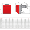 Brûleur fioul Gulliver RG 2 / 47 à 119 kW RIELLO