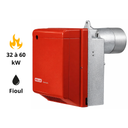 Brûleur fioul RIELLO Gulliver RG 1 / 32 à 60 kW