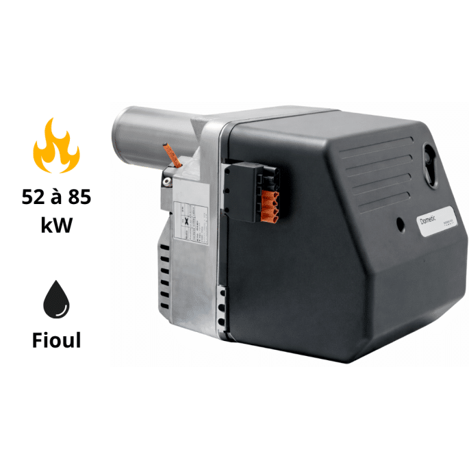 Brûleur fioul de 52 à 85 kW Domestic D6 Domusa