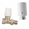 Robinet Thermostatique RBM Droit 1/2 avec Tête Thermostatique
