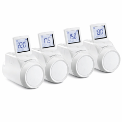 Kits 4 Têtes programmables de radiateur HR924 régulation multizone Honeywell Evohome