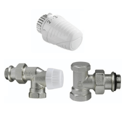 Kit complet corps équerre + tête thermostatique Honeywell Kit complet corps équerre + tête thermostatique Honeywell
