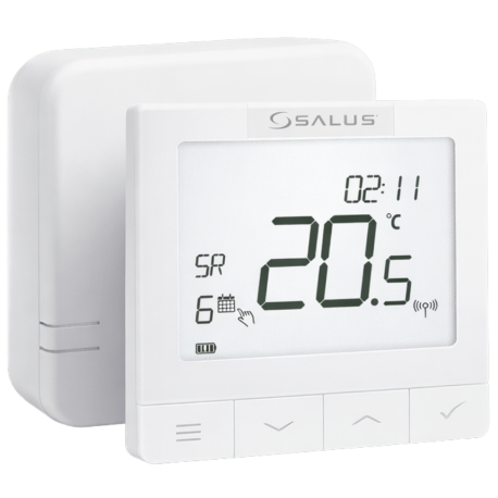 Thermostat d'ambiance programmable sans fil Quantum SALUS WQ610RF