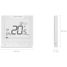 Thermostat d'ambiance programmable sans fil Quantum SALUS WQ610RF