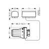 Tête Thermostatique RAE-K Danfoss Avec Bulbe Incorporé