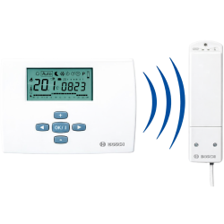 Thermostat TRL 7.26 RF à programmation hebdomadaire avec radio fréquence Bosch Thermostat TRL 7.26 RF à programmation hebdomadaire avec radio fréquence Bosch