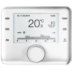 Régulation d'ambiance sans sonde extérieure CR400 Bosch Régulation d'ambiance sans sonde extérieure CR400 Bosch