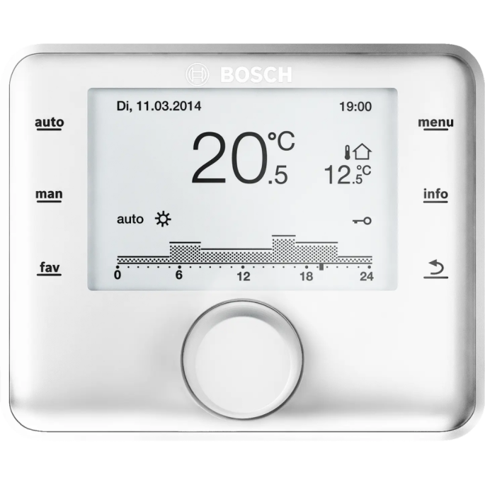 Régulation d'ambiance avec sonde extérieure CW400 ELM LEBLANC 