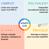 Vanne d'isolement coudée nickelée ACOVA