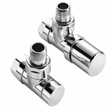 Pack robinetterie manuelle thermostatisable coude design chromé ACOVA