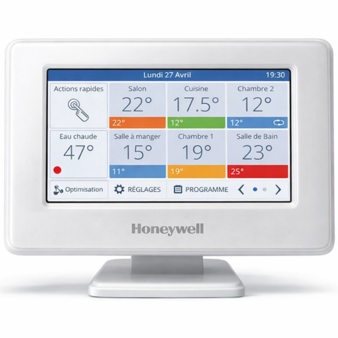 Pack thermostat connecté Evohome Honeywell