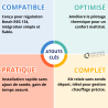 KIT RELAIS (sans sonde départ) REG 134 BOSCH