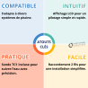 Interface pour la gestion d'un circuit de piscine MP100 BOSCH