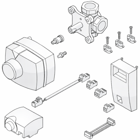 Module complémentaire 1 circuit mélangé avec vanne REG 125 BOSCH