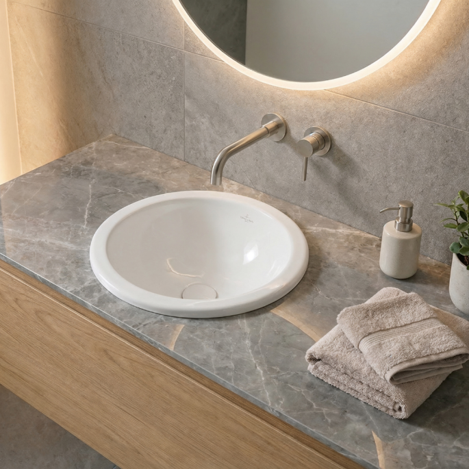 Vasque à encastrer par le dessous 61803801 Villeroy & Boch