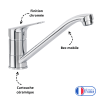 Mitigeur évier de cuisine chromé NF Madi+ Thewa