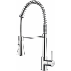 Mitigeur évier cuisine bec flexible déclipsable 2 jets DANUM THEWA Mitigeur évier cuisine bec flexible déclipsable 2 jets DANUM THEWA