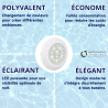 Projecteur Weltico design couleur LED pour piscine Béton, Panneau, Liner,Coque