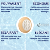 Projecteur Weltico design couleur LED pour piscine Béton, Panneau, Liner,Coque