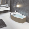 Baignoire d'angle asymétrique Divina O 165 x 98 cm Novellini