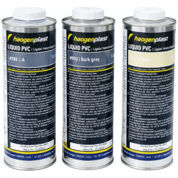 PVC liquide 1L pour membrane armée Proflex Haogenplast gamme Unis classiques