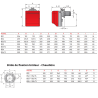 Brûleur gaz Riello Gulliver BS1 de 16-52 Kw