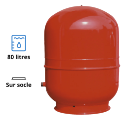 Vase d'expansion chauffage 80 L Thermador