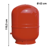 Vase d'expansion chauffage 300 Litres Thermador