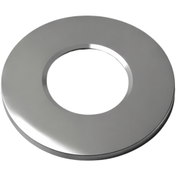Enjoliveur rond design gris clair Weltico