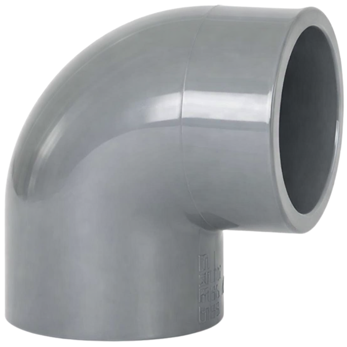 Coude 90° 63mm à coller PVC C/60