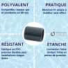 Embout lisse mâle à coller Ø50 mm lg.62 mm
