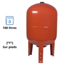 Vase d'Expansion 10 bars à vessie Butyle 80 L Thermador Vase d'Expansion 10 bars à vessie Butyle 80 L Thermador