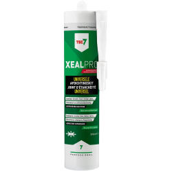 Cartouche XEALPRO 310 ml joint d'étanchéité et de finition silicone universel gris béton TEC7 Novatech