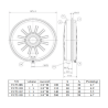 Vase d'expansion plat circulaire 8 L SERIE 531