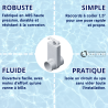Vanne d'arrêt guillotine 1.5" MF PASSION SPA