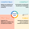 Vase d'expansion plat circulaire 6 L SERIE 541