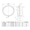 Vase d'expansion plat circulaire 6 L SERIE 541