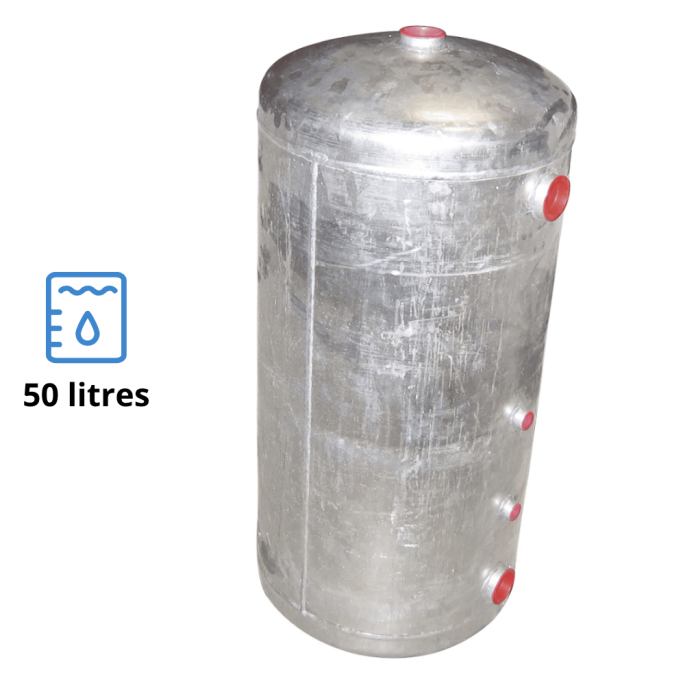 Vase d'expansion 50 L Galvanisé