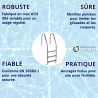 Échelle 3 marches inox AISI 304 standard ASTRALPOOL