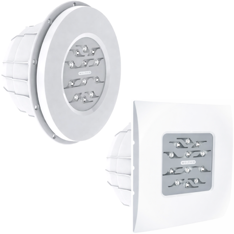 Projecteur Weltico design couleur LED pour piscine Béton, Panneau, Liner,Coque