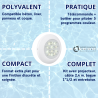 Projecteur Weltico design couleur LED pour piscine Béton, Panneau, Liner,Coque