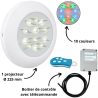 Projecteur Weltico design couleur LED pour piscine Béton, Panneau, Liner,Coque