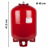 Vase d'expansion chauffage 80L Coditherm