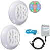 Projecteur Weltico design couleur LED pour piscine Béton, Panneau, Liner,Coque