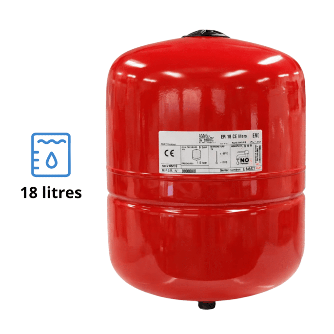 Vase d'expansion chauffage 18 L Fluidheat