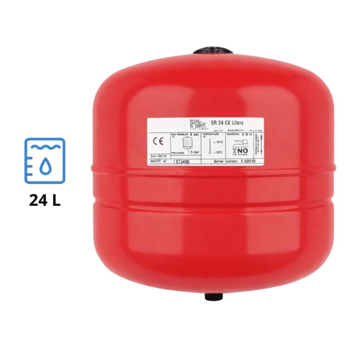 Vase d'expansion chauffage 24 L Fluidheat