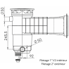 Skimmer A 800 Weltico Liner pour piscine panneaux