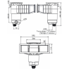 Skimmer A 800 Weltico Liner pour piscine panneaux