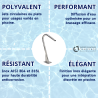 Canon à eau pour piscine circulaire et à bouche plate AISI 304 et AISI 316L Astral Pool